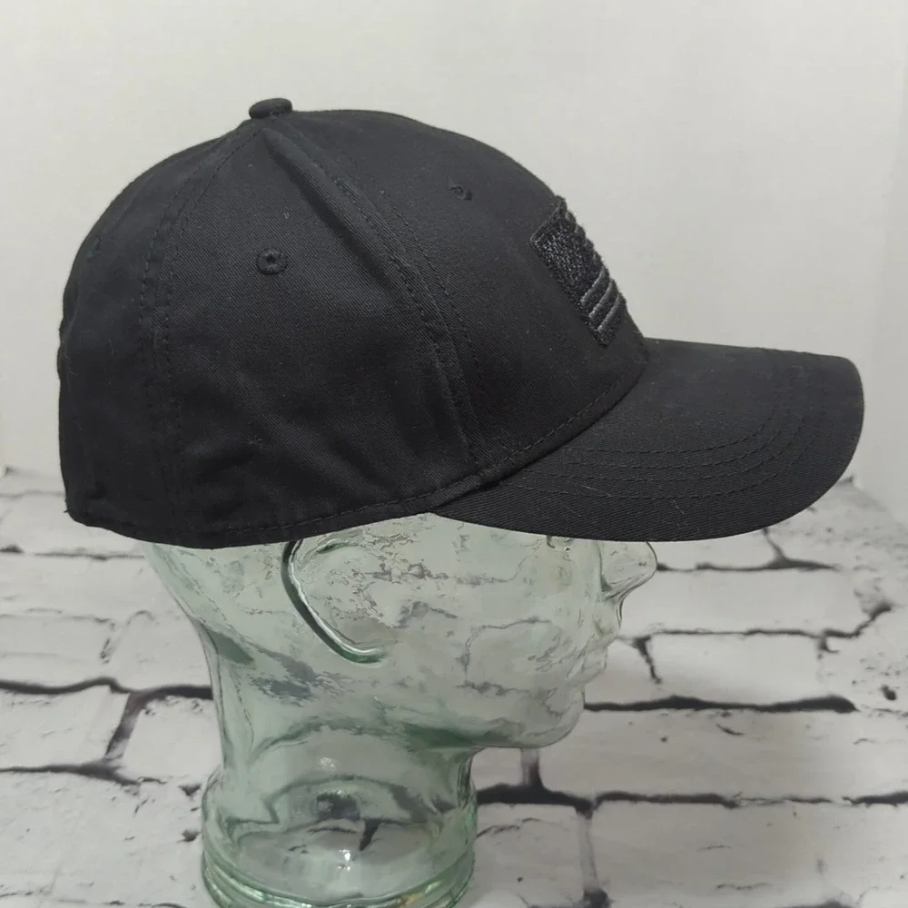 Flag Patch Black Snapback Hat Adjustable Ball‎ Cap